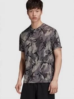 adidas Designed 2 Move All Over Print T-Shirt - Camo Size M Men