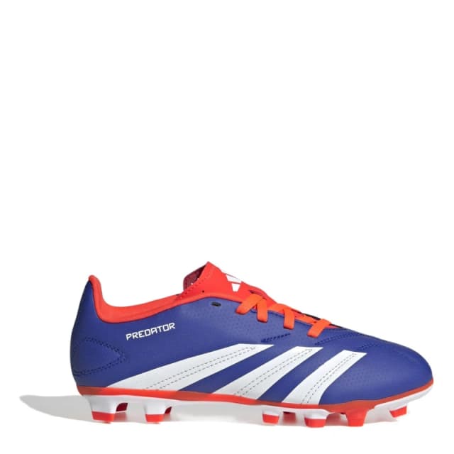 adidas Predator 24 Club Children's Flexible Ground Football Boots - Blue Blue C10
