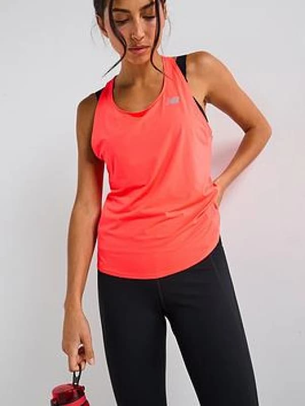 New Balance Womens Running Race Day Tank - Red Red WIRNO Female S,XL