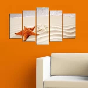 5MF-28 Multicolor Decorative MDF Painting (5 Pieces)