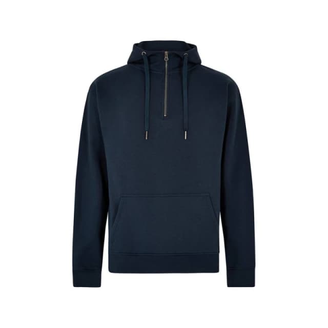 Kustom Kit Mens Quarter Zip Regular Hoodie in Navy Size: XS Navy Male XS