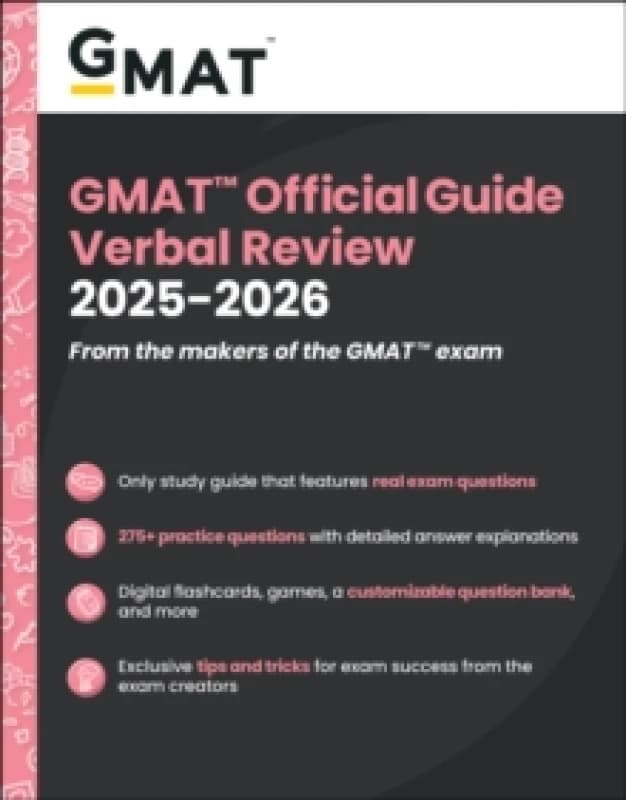 GMAT Official Guide Verbal Review 2025-2026 : Book + Online Question Bank Paperback / softback