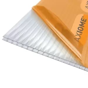 Axiome Clear 4mm Twinwall Glazing Sheet 690 x 1000mm