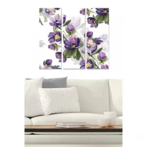 MDF96486632 Multicolor Decorative MDF Painting (3 Pieces)