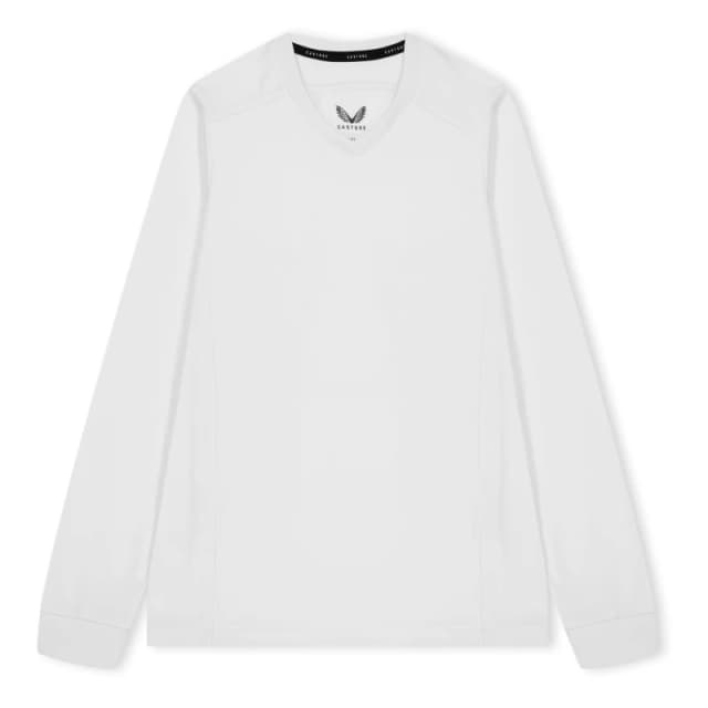 Castore Cricket Sweatshirt Juniors - White White 7 - 8 Years