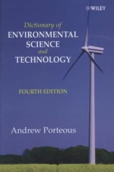 Dictionary of Environmental Science and Technology by Andrew Porteous Paperback