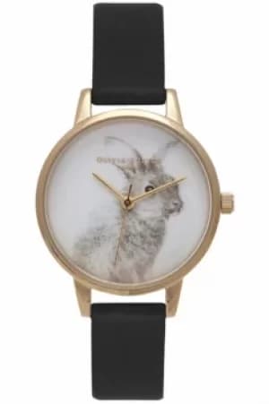 Ladies Olivia Burton Woodland Vegan Friendly Bunny Print Watch OB15WL57