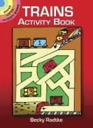 trains activity book