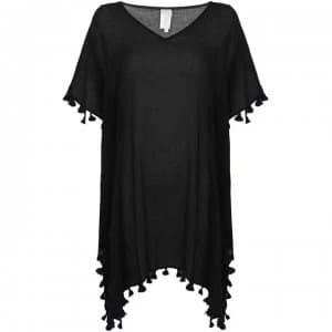 Seafolly Amnesia kaftan - Black