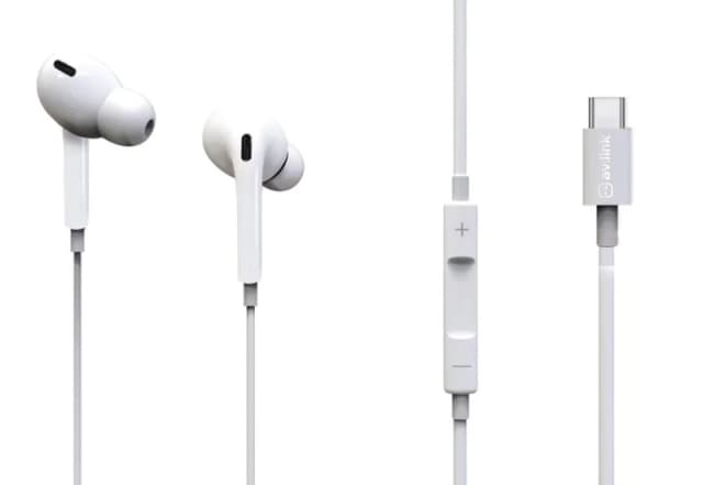 Av:link White USB TYPE C Earphones In-Ear Headphones for Mobile Devices AVS-219157 Headset (In Ear)