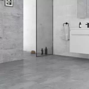 45cm x 45cm Kaya Light Grey Floor Tile