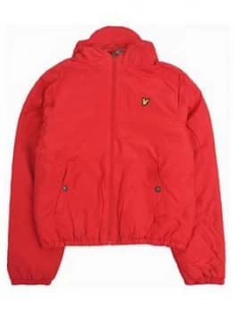 Lyle & Scott Lyle & Scott Boys Classic Zip Through Hooded Jacket, Red, Size Age: 10-11 Years