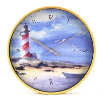 By The Seaside Clock - Lighthouse by Finola Stack