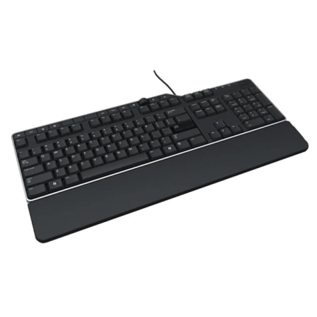DELL KB-522 keyboard Office USB QWERTY Norwegian Black. Silver