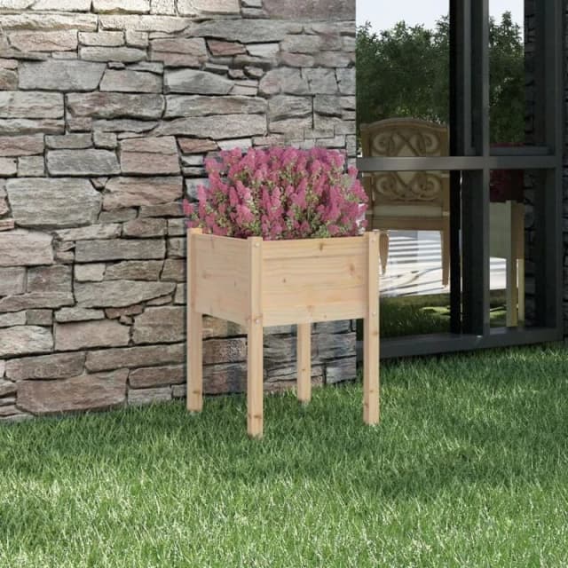VIDAXL Garden Planter 50x50x70cm Solid Pinewood Vidaxl 8720286815304
