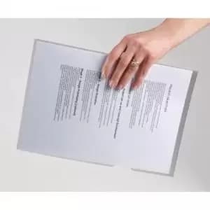Rexel Nyrex Premium A4 Anti Slip Document Folder; Clear