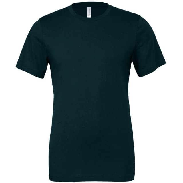 Bella + Canvas Mens Jersey Crew Neck T-Shirt in Bottle Green Size: XS Bottle Green Male XS