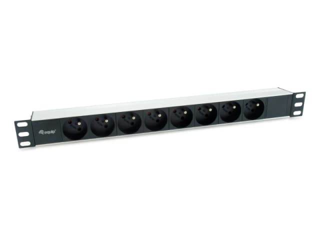 Equip 333313 power distribution unit (PDU) 8 AC outlet(s) 1U Black. Si