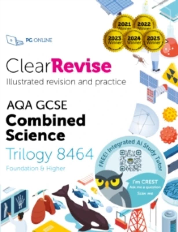 ClearRevise AQA GCSE Combined Science: Trilogy 8464 Paperback / softback