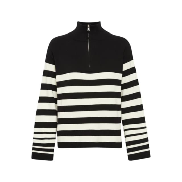b.Young Womens 1/2 zip sweater b.young MMorla Noir Female M