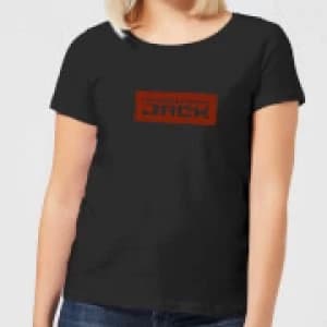 Samurai Jack Classic Logo Womens T-Shirt - Black