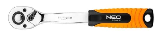 NEO TOOLS 08-503 Reversible Ratchet Number of teeth (ratchet mechanism): 72, Square Drive Tang Size: 6.3 (1/4")mm (inch), Length: 145mm, Chrome Vanadi