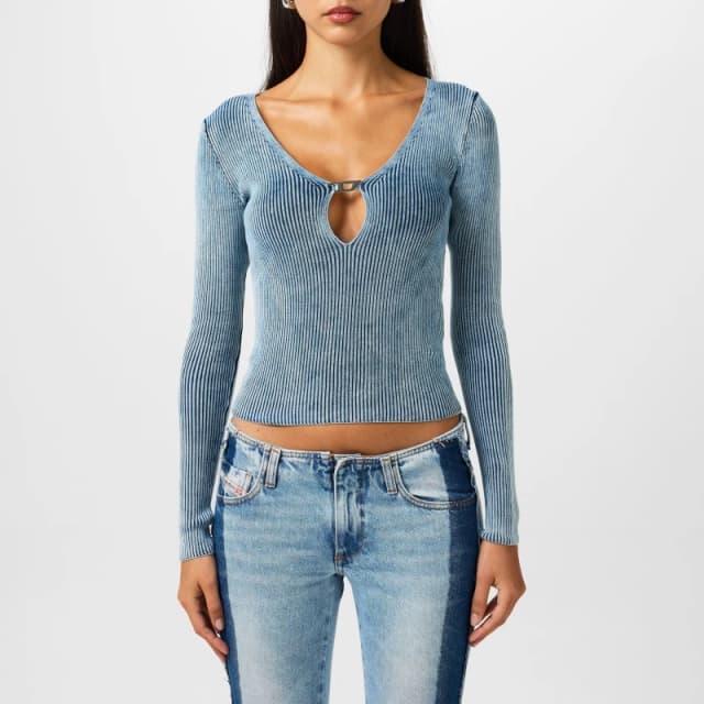 Diesel M-Teri Cut-Out Top - Blue Blue 6