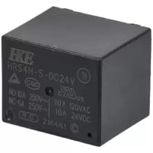 R-TECH 616298 High Sensitivity PCB Relay, SPDT 24VDC 10A
