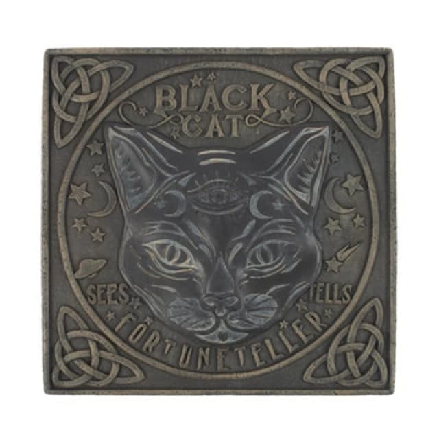 Something Different Something Different Black Cat Stepping Stone Ornament Black One Size Unisex 5063574403351