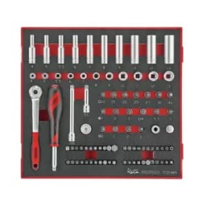 Teng Tools TED1489 1/4" Drive Eva Socket Set 89pcs