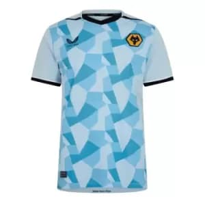 Castore Wolves GK Home SS T-Shirt Mens - Blue