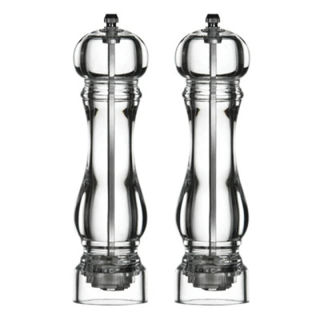 Orsina Cody Large Acrylic Salt And Pepper Mill Set