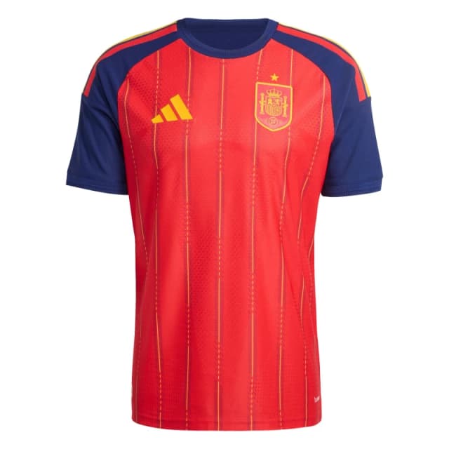 adidas Spain Authentic Home Shirt World Cup 2026 Mens Red/Blue male L