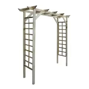 Cerland Luna Flat Wooden Garden Arch