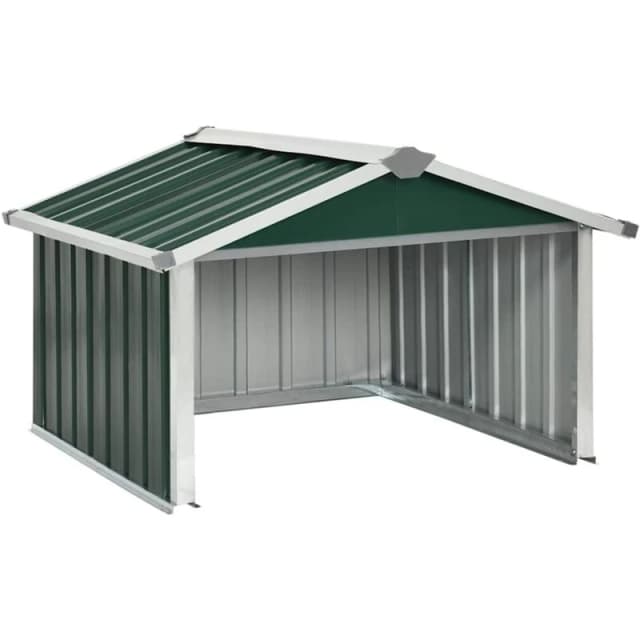 VIDAXL Garden Robot Lawnmower Shed 92x97x63cm Galvanised Steel Green Vidaxl 8720286512760