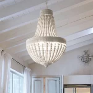 Monet 6 Light Pendant Light White