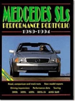 Mercedes Sls Performance Portfolio 1989-1994 by R. M Clarke Paperback