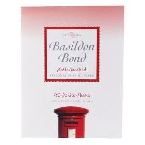Basildon Bond Writing Pad 178 x 229mm White Pack of 10 100103860