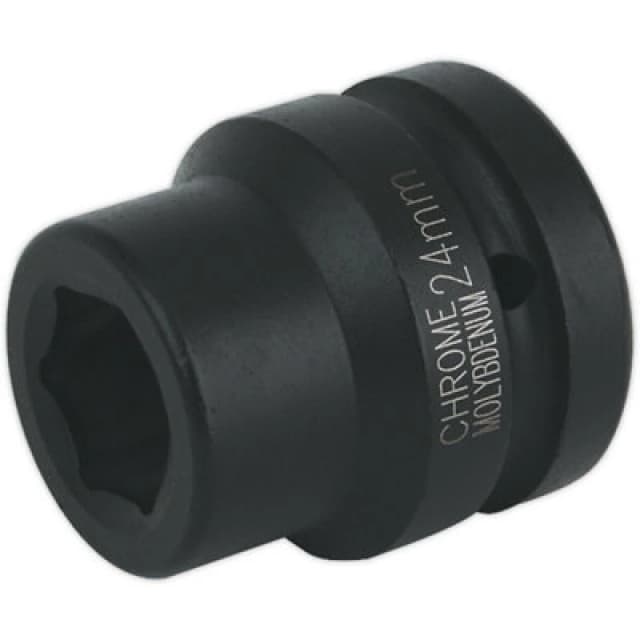 Loops 24mm Forged Impact Socket - 1" Sq Drive - Chromoly Impact Wrench Socket Multi