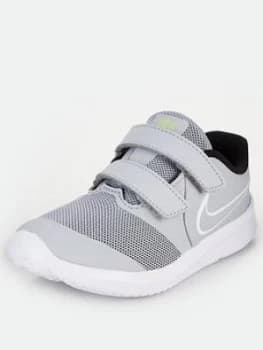 Nike Childrens Star Runner 2 Trainers - Grey/White
