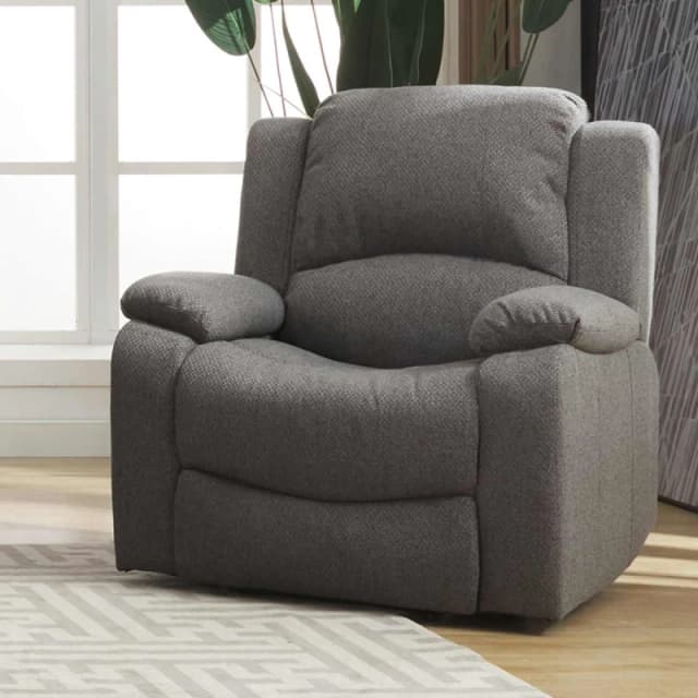 Artemis Home Marldon Manual Reclining Armchair in Dark Grey Dark Grey Unisex