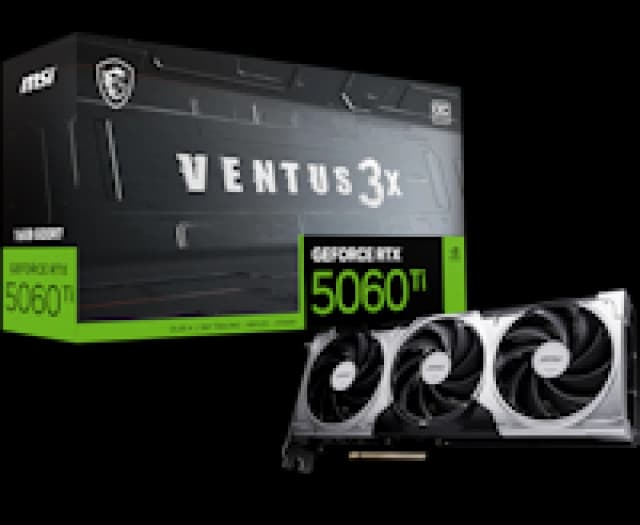 MSI GeForce RTX 5060 Ti 16G VENTUS 3X OC 16GB GDDR7 Graphics Card - G506T-16V3C