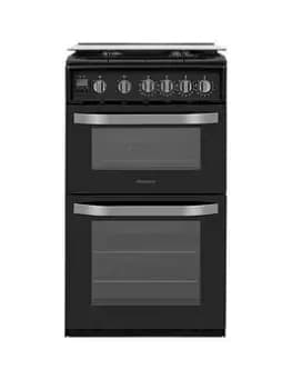 Hotpoint Hd5G00Ccbk 50Cm Gas Cooker - Black