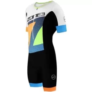 Zone3 Lava Long Distance Short Sleeve Aerosuit - Limited Edition Print - Multi