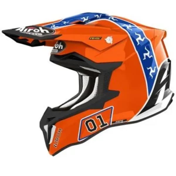 Airoh Strycker Hazzard Gloss Offroad Helmet Size L