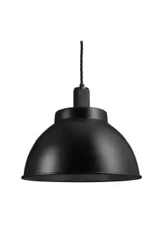 Knurled Dome Pendant, 13 Inch, Black Holder