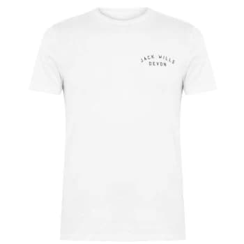 Jack Wills Underwood Logo T-Shirt - White