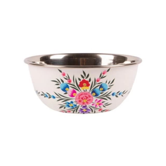 Billycan Picnic Bowl - 18.5Cm - Cotton Pansy