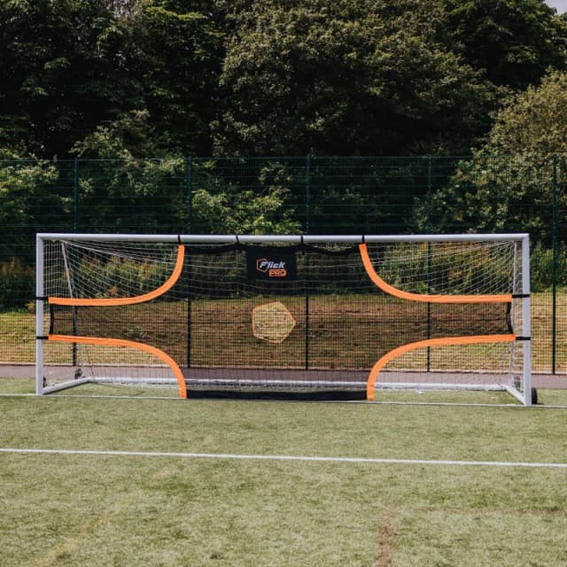 Football Flick PRO Target Sheet 24 x 8 Black & Orange unisex Medium