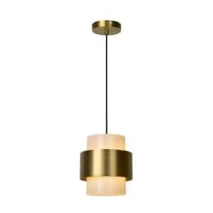 Firmin Classic Pendant Light - Ø20cm - 1xE27 - Matt Gold, Brass
